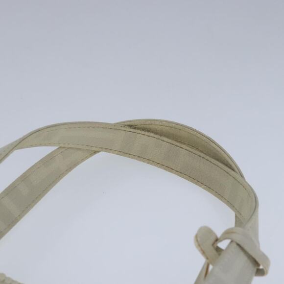 FENDI Zucca Canvas Tote Bag Pvc White Silver - Picture 9 of 12